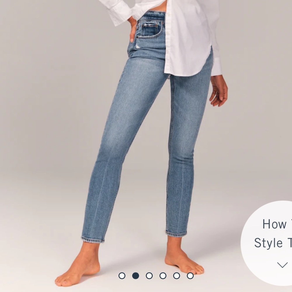 Skinny High Rise Jeans